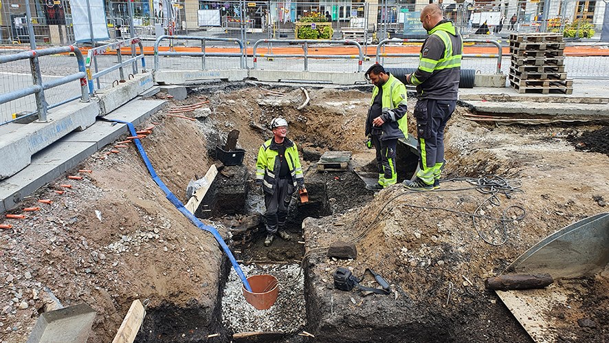 Medeltida hantverkskvarter i Uppsala